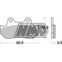 Pastilhas travão HONDA CB / CBX / CM / CN / CX / GL / NS R / VF C / VF F / VF / VF S / XLV R / XINGFU XF A / 572HF - SBS
